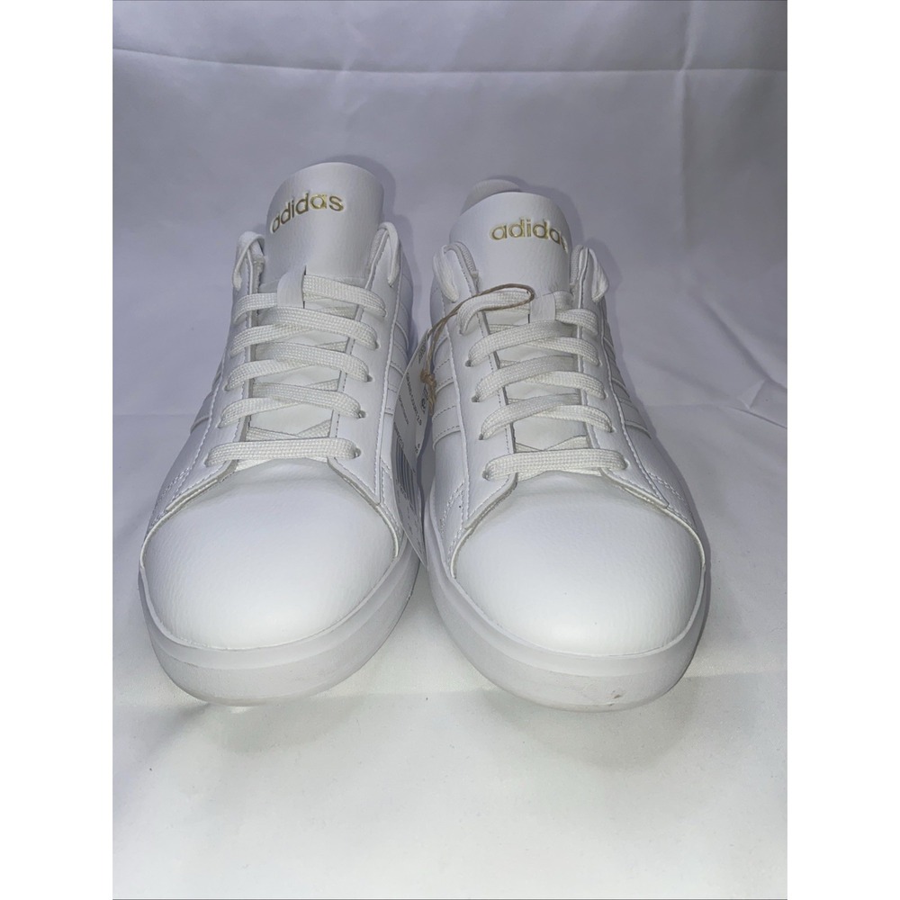 Adidas Grand Court 2.0 Women's Sneakers All White Size 7.5 GW9213. New #369 - Picture 2 of 9